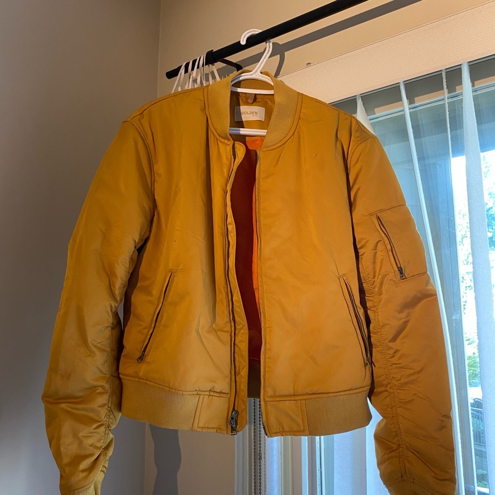 Aritzia TNA Yellow Bomber